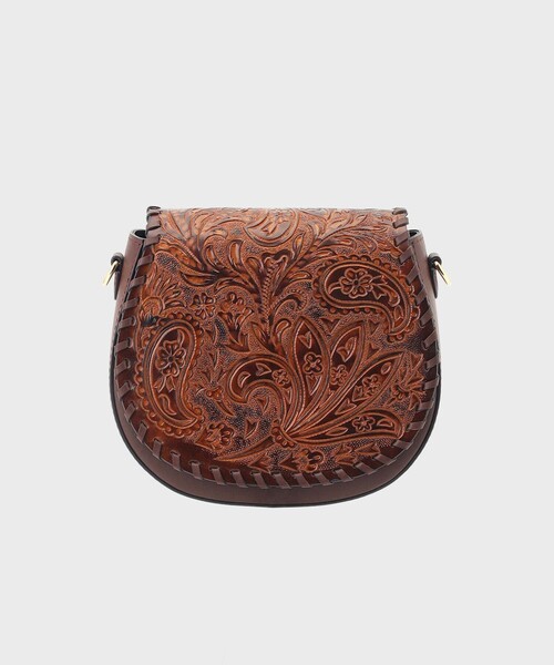 CARVING TRIBES(カービングトライブス)の「PaisleyMiniBag(ショルダーバッグ・レディース・ブラウン系その他3/ブラック・FREE)」の5枚目の写真