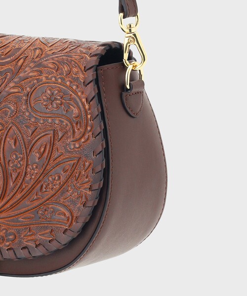 CARVING TRIBES(カービングトライブス)の「PaisleyMiniBag(ショルダーバッグ・レディース・ブラウン系その他3/ブラック・FREE)」の7枚目の写真