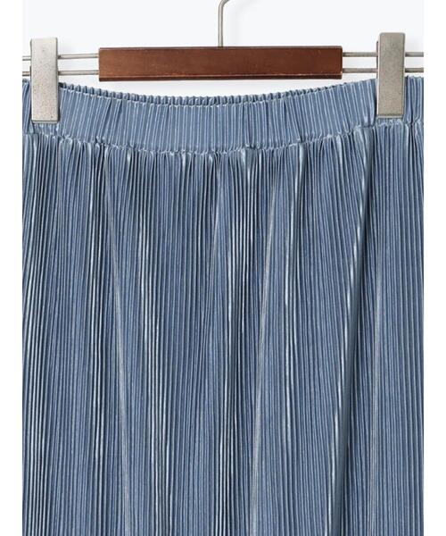 Te chichi TERRASSE(テチチテラス)の「裾フリルプリーツスカート(スカート・レディース・オフホワイト/ブルー/チャコールグレー・F)」の17枚目の写真