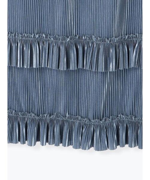 Te chichi TERRASSE(テチチテラス)の「裾フリルプリーツスカート(スカート・レディース・オフホワイト/ブルー/チャコールグレー・F)」の19枚目の写真