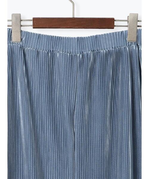 Te chichi TERRASSE(テチチテラス)の「裾フリルプリーツスカート(スカート・レディース・オフホワイト/ブルー/チャコールグレー・F)」の20枚目の写真