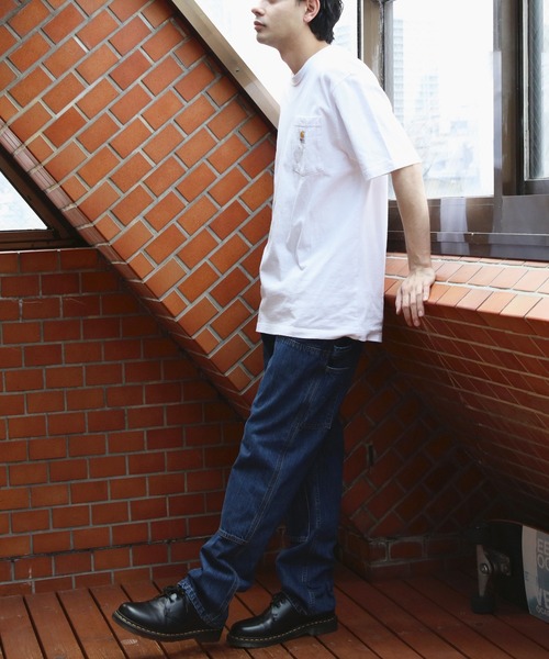 Carhartt（カーハート）の「Carhartt ルーズフィットダブルニーデニム（デニムパンツ・メンズ・ブルー・W32xL30/W34xL30/W34xL32/W32xL32/W30xL30/W36xL32/W30xL32）」の19枚目の写真