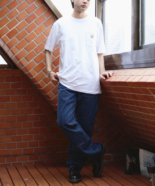 Carhartt（カーハート）の「Carhartt ルーズフィットダブルニーデニム（デニムパンツ・メンズ・ブルー・W32xL30/W34xL30/W34xL32/W32xL32/W30xL30/W36xL32/W30xL32）」の7枚目の写真
