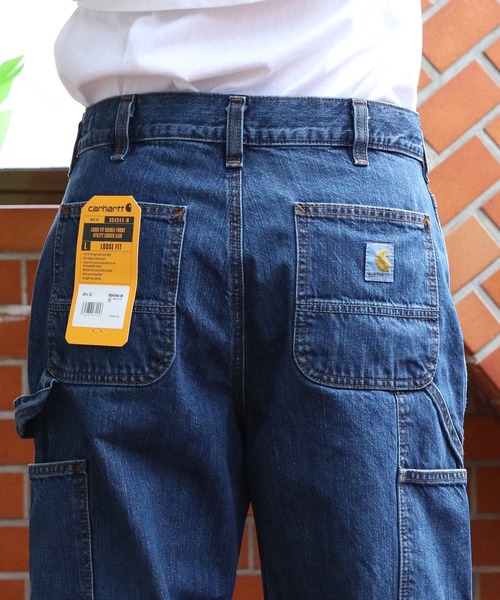Carhartt ルーズフィットダブルニーデニム（デニムパンツ