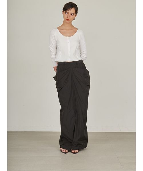 styling/（スタイリング）の「【セットアイテム】メローカットカーディガン（カーディガン/ボレロ・レディース・ブラック/ホワイト/パープル・FREE）」の10枚目の写真