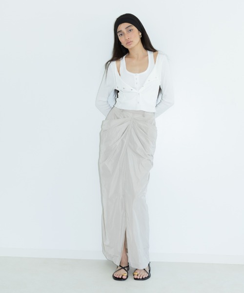 styling/（スタイリング）の「【セットアイテム】メローカットカーディガン（カーディガン/ボレロ・レディース・ブラック/ホワイト/パープル・FREE）」の14枚目の写真