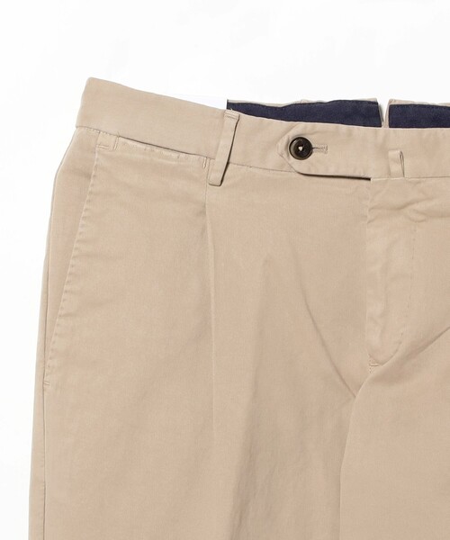 BEAMS F（ビームスエフ）の「【別注】PT TORINO / EVO-F ストレッチ コットン 1プリーツ スラックス（その他パンツ・メンズ・オフホワイト・52/50/48/46/44）」の4枚目の写真