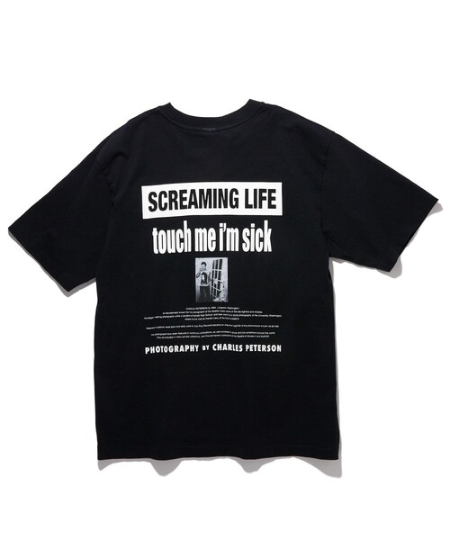 NEIGHBORHOOD チャールズピーターソン　ブラック Tシャツ Lサイズ NH X CHARLES PETERSON . TEE SS-3