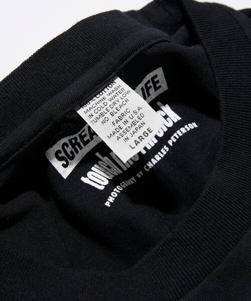 neighborhood charles peterson 黒 XL 新品未使用 NEIGHBORHOOD X CHARLES PETERSON TEE SS-4 BLACK XLサイズ