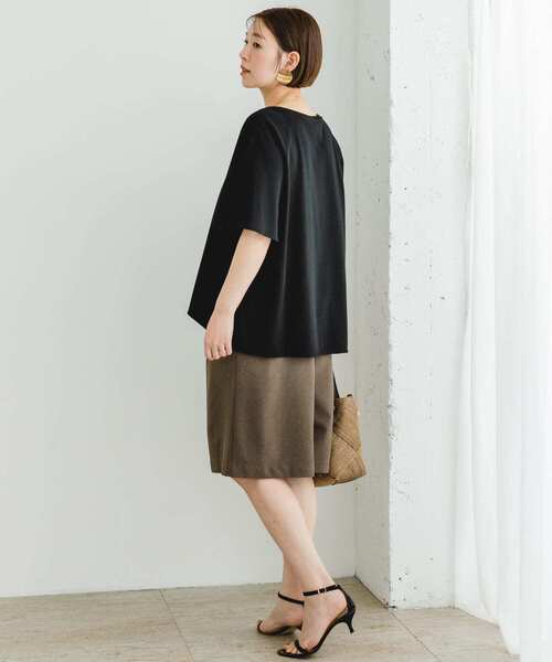 【URBAN　RESEARCH　ROSSO】リンネル8月号掲載『UR TECH』Fby ROSSO　UVCUTバックテールフレアスリーブTシャツ リンネル8月号掲載『UR TECH』Fby ROSSO UVCUTバックテール