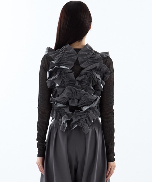 新品タグ付き／HOUGA／フリルベスト kiki frill vest – HOUGA