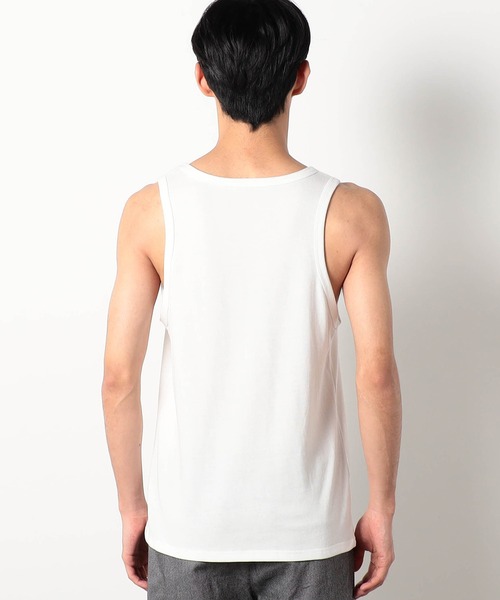 Grand PARK（グランドパーク）の「[ニットシャツ+タンクトップ　セットアイテム]アンサンブル透かし編みニット半袖シャツ（シャツ/ブラウス・メンズ・ブラック/ホワイト・LARGE/MEDIUM）」の13枚目の写真