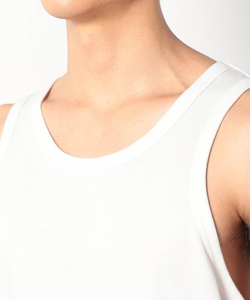 Grand PARK（グランドパーク）の「[ニットシャツ+タンクトップ　セットアイテム]アンサンブル透かし編みニット半袖シャツ（シャツ/ブラウス・メンズ・ブラック/ホワイト・LARGE/MEDIUM）」の14枚目の写真