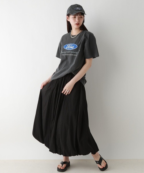 RAGEBLUE（レイジブルー）の「バルーンロングスカート2（スカート・レディース・ブラック/ホワイト・FREE）」の18枚目の写真