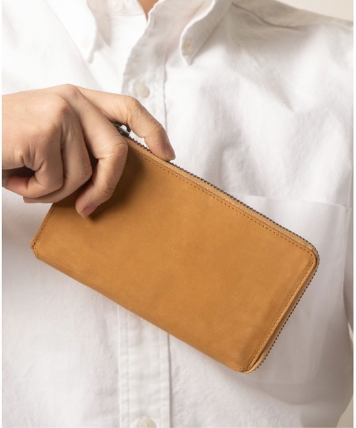 Hallelujah(ハレルヤ)の「長財布 小さい TIDY2.0 プルアップレザー(財布・メンズ・ブラック/チョコ/ワイン/ダークグリーン/ネイビー/キャメル・FREE)」の13枚目の写真