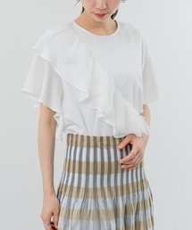 【ANNA LUNA】甘すぎない 大人 の フリル Tシャツ