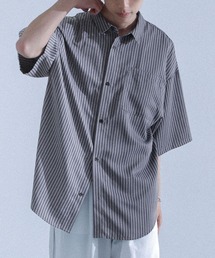 MDR（エムディアール）の「『マルチストライプ柄レギュラーカラー半袖シャツ』（シャツ/ブラウス・メンズ）」