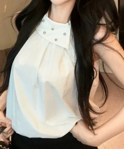 【d.i.a】ジッパーキャミソール　メタルスタッズ d.i.a】ジッパーキャミソール メタルスタッズ リブストライプ