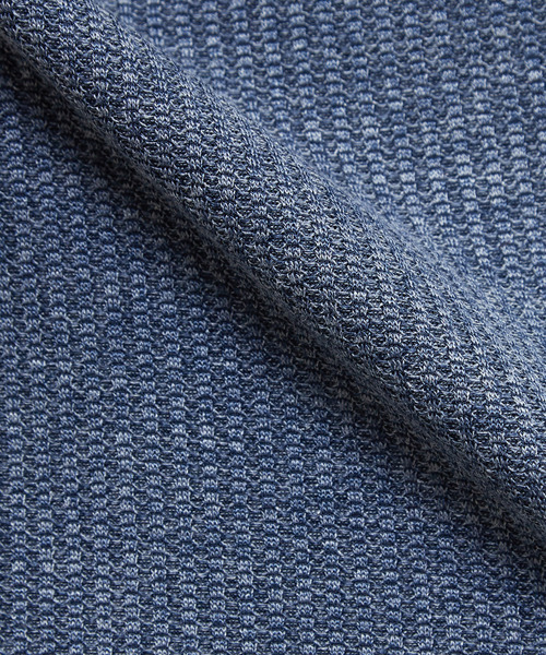 MEN'S MELROSE（メンズメルローズ）の「リンクスストライプキーネックフェイクレイヤードTシャツ（Tシャツ/カットソー・メンズ・ネイビー/チャコールグレー/ライトグレー・4/3/2）」の17枚目の写真