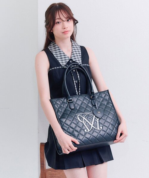OLIVE des OLIVE キルティング キャリー トート 推し活 参戦 OLIVE des OLIVE（オリーブデオリーブ）の「【推し活対応◎/WEB