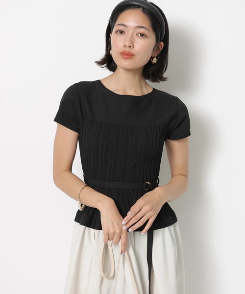 [新品未使用]JUSGLITTY/ビスチェドッキングワンピース S ボーダー ジャスグリッティー JUSGLITTY ビスチェドッキングワンピース
