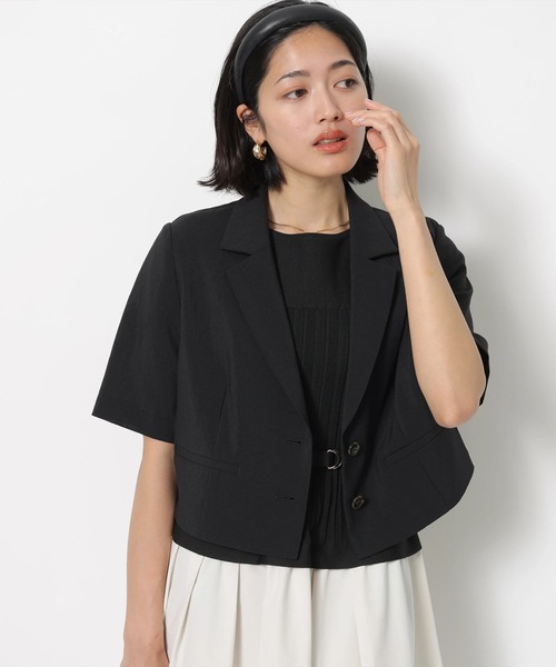 JUSGLITTY（ジャスグリッティー）の「ビスチェニットドッキングワンピース（ワンピース・レディース・グレイッシュベージュ/ブラック系その他/ボルドー/ネイビー/ブラウン・1/2）」の14枚目の写真