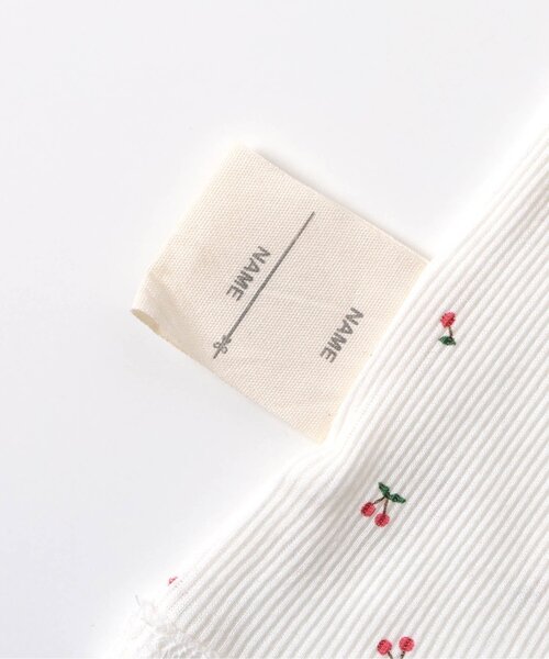 apres les cours（アプレレクール）の「GIRLSリブ半袖肌着（インナーウェア/肌着・キッズ・オフホワイト/サックスブルー/ピンク・80/90/100/110/120/130）」の10枚目の写真