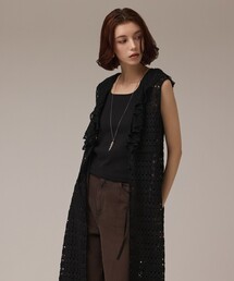 GRACE CONTINENTAL | レースロングカーディガン(カーディガン/ボレロ)