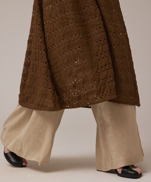 GRACE CONTINENTAL（グレースコンチネンタル）の「レースロングカーディガン（カーディガン/ボレロ・レディース・ブラック/ブラウン・36）」の11枚目の写真