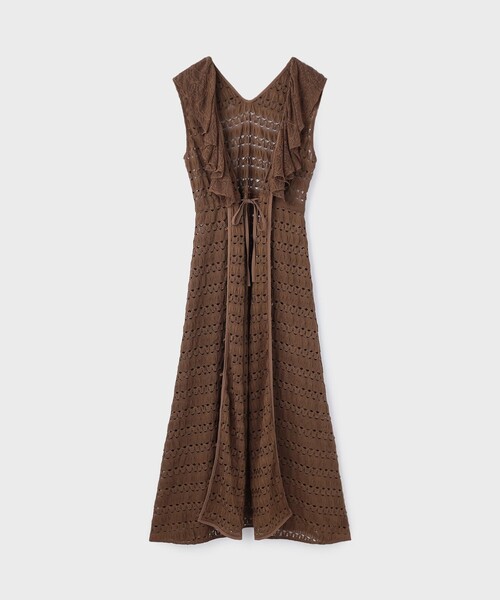 GRACE CONTINENTAL（グレースコンチネンタル）の「レースロングカーディガン（カーディガン/ボレロ・レディース・ブラック/ブラウン・36）」の12枚目の写真