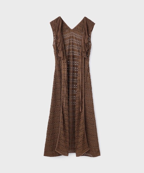 GRACE CONTINENTAL（グレースコンチネンタル）の「レースロングカーディガン（カーディガン/ボレロ・レディース・ブラック/ブラウン・36）」の15枚目の写真