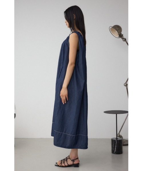 ガザ　ワンピース セール】前後2WAYバルーンギャザーワンピース（ワンピース）｜AZUL BY