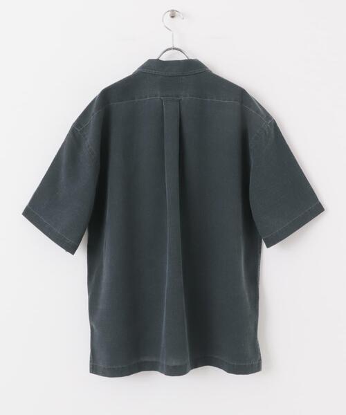 FORK&SPOON（フォークアンドスプーン）の「FORK&SPOON　ピグメントプリントシャツ（シャツ/ブラウス・メンズ・グリーン/アイボリー/グレー・4/5）」の22枚目の写真