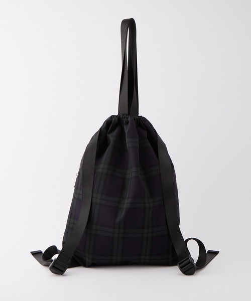 napinna maison×MAI】2wayマルチポケット付きドローコードナップサック