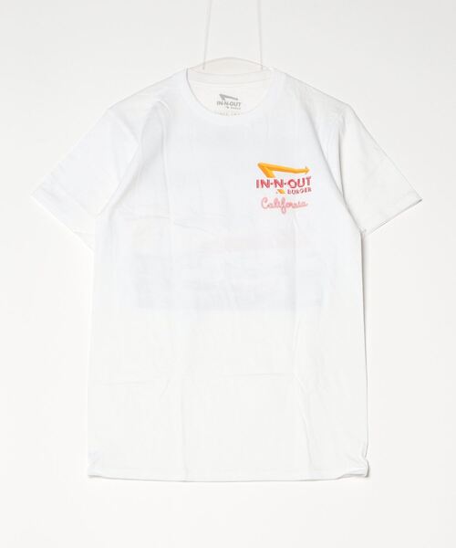 日本未上陸☆ IN-N-OUT BURGER(インアンドアウト) フライTシャツ In-N-Out Burger インアンドアウトバーガー 半袖 Tシャツ