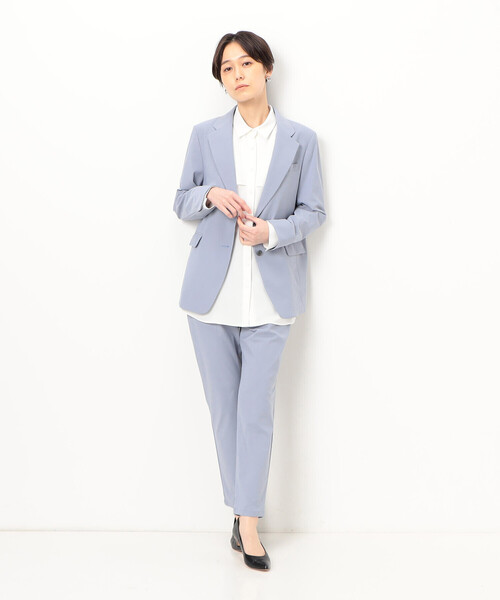 COMME CA（コムサ）の「【セットアップ対応】メリルハイテンション ジャケット（テーラードジャケット・レディース・ライトグレー・9号）」の7枚目の写真