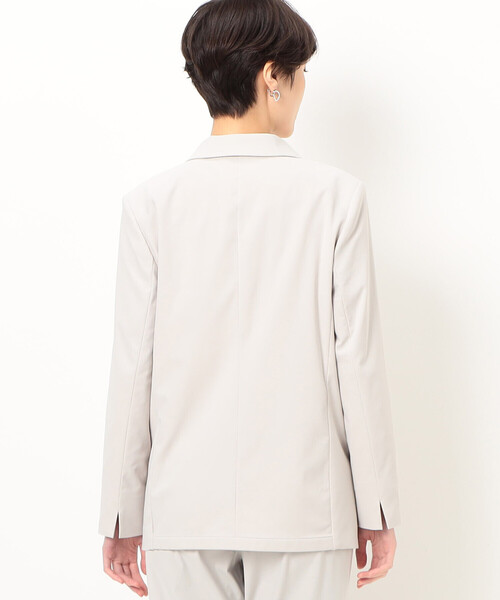 COMME CA（コムサ）の「【セットアップ対応】メリルハイテンション ジャケット（テーラードジャケット・レディース・ライトグレー・9号）」の11枚目の写真