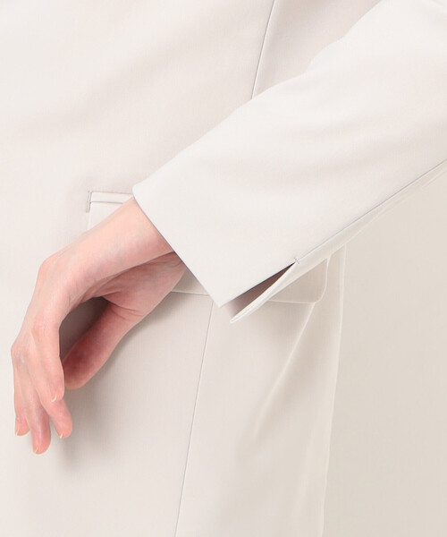 COMME CA（コムサ）の「【セットアップ対応】メリルハイテンション ジャケット（テーラードジャケット・レディース・ライトグレー・9号）」の16枚目の写真