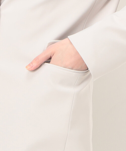 COMME CA（コムサ）の「【セットアップ対応】メリルハイテンション ジャケット（テーラードジャケット・レディース・ライトグレー・9号）」の17枚目の写真