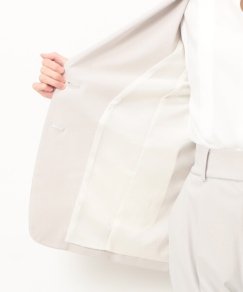 COMME CA（コムサ）の「【セットアップ対応】メリルハイテンション ジャケット（テーラードジャケット・レディース・ライトグレー・9号）」の19枚目の写真