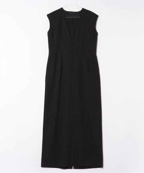 【ANDRESD】pinstripe sleeveless dress ANDRESD】pinstripe sleeveless bustier dress［ピンストライプ
