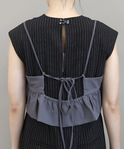 DONOBAN（ドノバン）の「【ANDRESD】pinstripe sleeveless bustier
