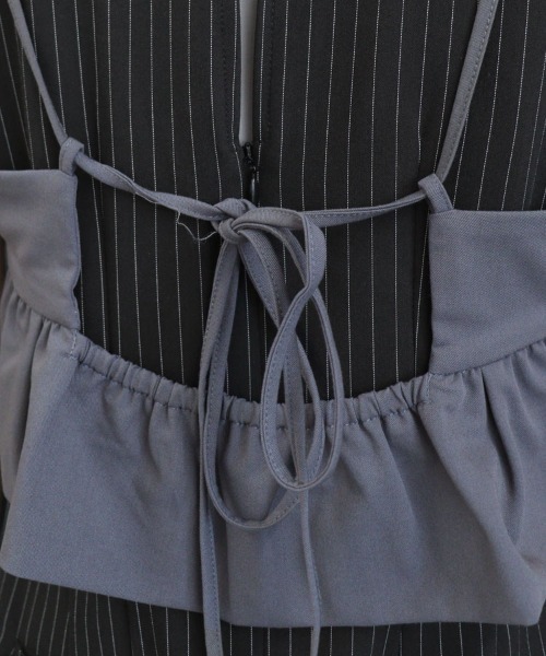 DONOBAN（ドノバン）の「【ANDRESD】pinstripe sleeveless bustier