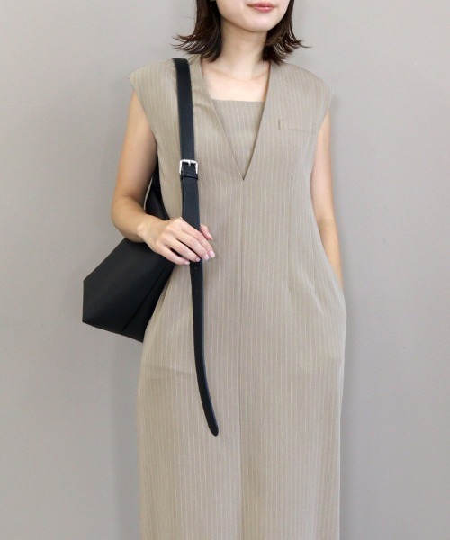 DONOBAN（ドノバン）の「【ANDRESD】pinstripe sleeveless bustier