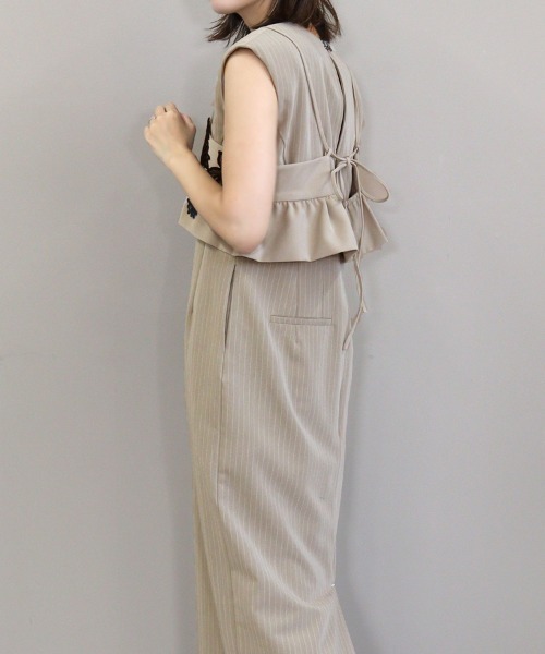 DONOBAN（ドノバン）の「【ANDRESD】pinstripe sleeveless bustier