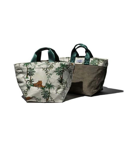 PUEBCO(プエブコ)の「VINTAGE TENT FABRIC W/PRINTED PATTERN BAG Jungle(ハンドバッグ・メンズ・その他・ONE SIZE)」の1枚目の写真