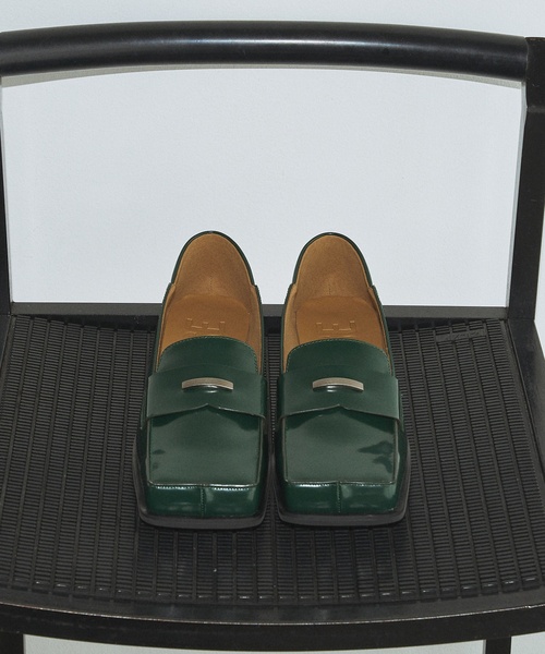 GRISE（グリーズ）の「GRISEボックススクエアローファー（ローファー・レディース・ホワイト系その他/グリーン/ブラック・22cm/22.5cm/23cm/23.5cm/24cm/24.5cm/25cm）」の10枚目の写真