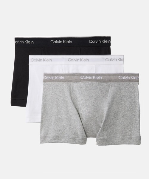 Calvin Klein(カルバン・クライン)の「3枚パック ボクサーパンツ(ボクサーパンツ・メンズ・ブラック/マルチ・S/L/XL/M)」の2枚目の写真