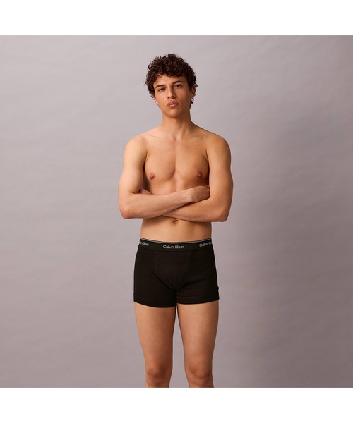 Calvin Klein(カルバン・クライン)の「3枚パック ボクサーパンツ(ボクサーパンツ・メンズ・ブラック/マルチ・S/L/XL/M)」の8枚目の写真