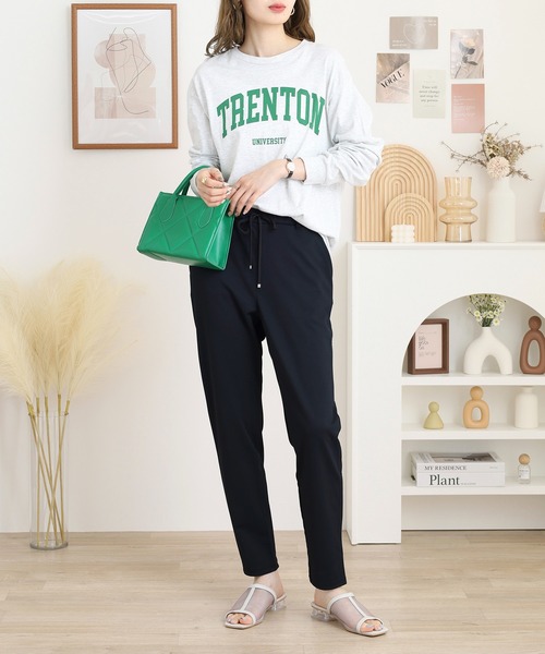 6449 ばたこ【美品】TFW49 ストレッチパンツ　バイカラー　吸水速乾 6449【美品】TFW49 ストレッチパンツ バイカラー 吸水速乾性 UVカット